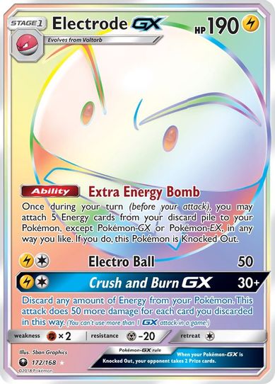 Electrode GX (Secret) (172/168) [Sun & Moon: Celestial Storm ]