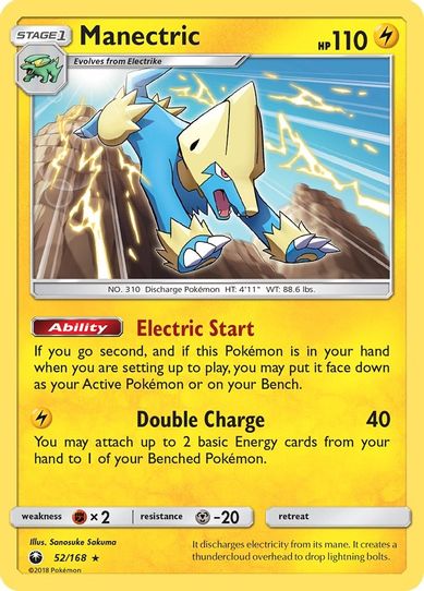 Manectric (52/168) [Sun & Moon: Celestial Storm ]