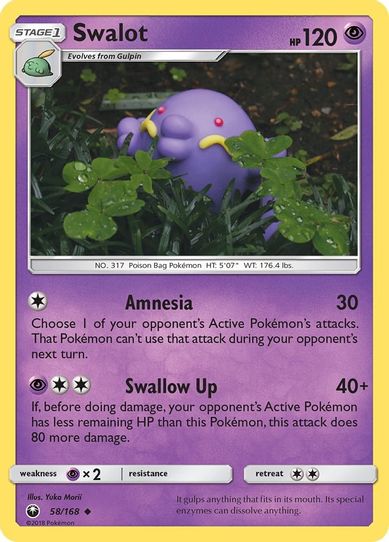 Swalot (58/168) [Sun & Moon: Celestial Storm ]