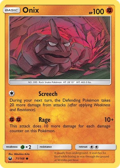Onix (71/168) [Sun & Moon: Celestial Storm ]