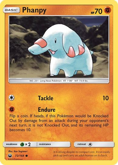 Phanpy (72/168) [Sun & Moon: Celestial Storm ]