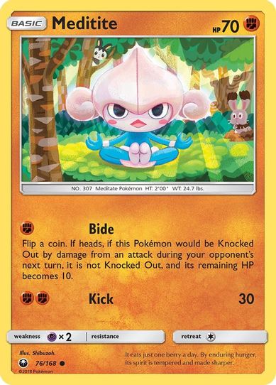 Meditite (76/168) [Sun & Moon: Celestial Storm ]