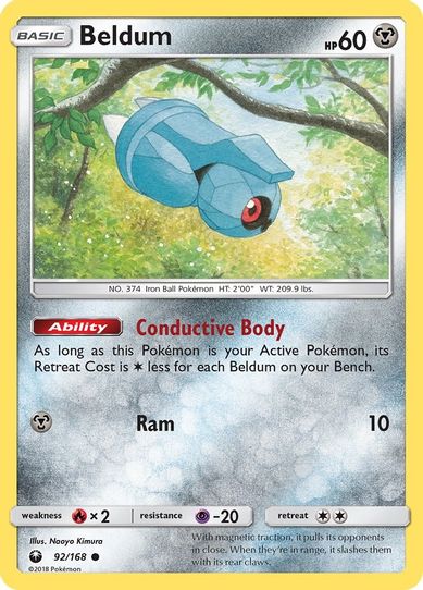 Beldum (92/168) [Sun & Moon: Celestial Storm ]