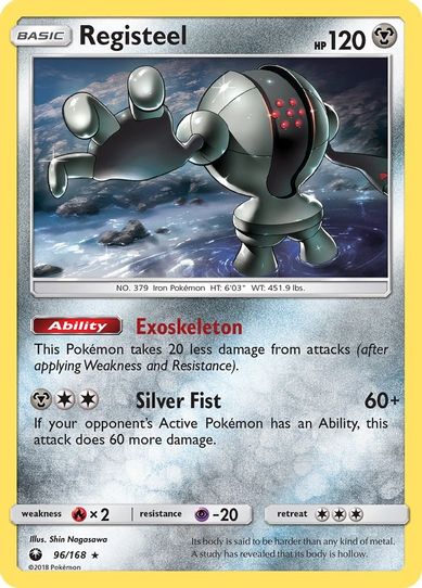 Registeel (96/168) [Sun & Moon: Celestial Storm ]