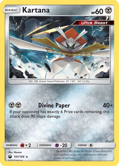 Kartana (101/168) [Sun & Moon: Celestial Storm ]