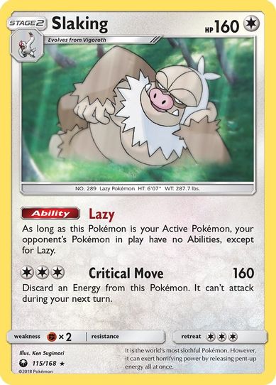 Slaking (115/168) [Sun & Moon: Celestial Storm ]