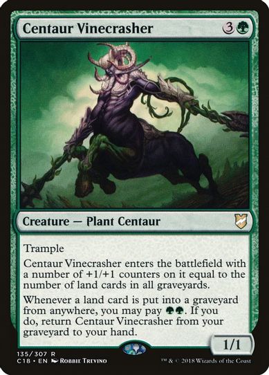 Centaur Vinecrasher (135) [Commander 2018]