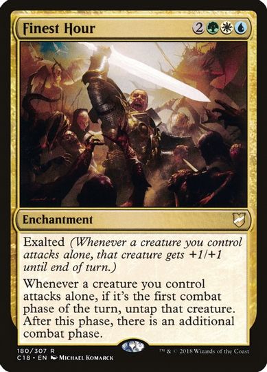Finest Hour (180) [Commander 2018]
