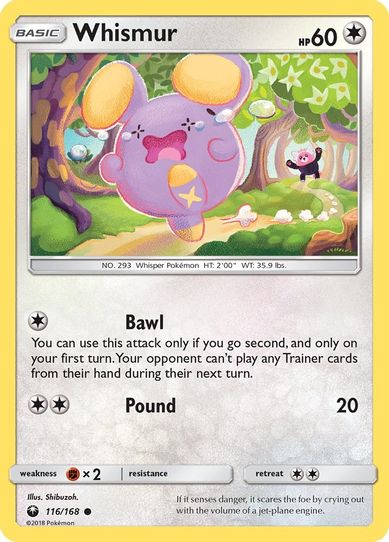 Whismur (116/168) [Sun & Moon: Celestial Storm ]