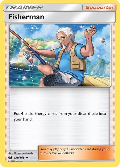 Fisherman (130/168) [Sun & Moon: Celestial Storm ]