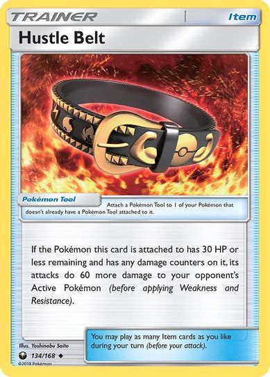 Hustle Belt (134/168) [Sun & Moon: Celestial Storm ]
