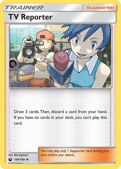 TV Reporter (149/168) [Sun & Moon: Celestial Storm ]
