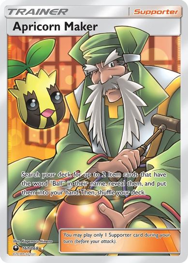 Apricorn Maker (Full Art) (161/168) [Sun & Moon: Celestial Storm ]