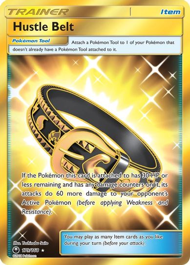 Hustle Belt (Secret) (179/168) [Sun & Moon: Celestial Storm ]