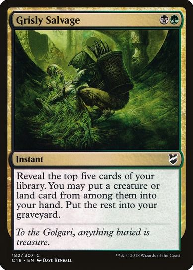 Grisly Salvage (182) [Commander 2018]