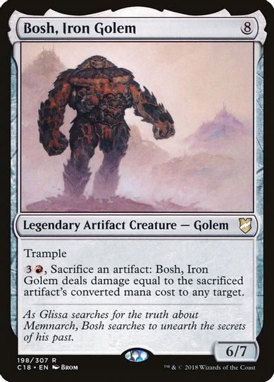 Bosh, Iron Golem (198) [Commander 2018]