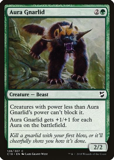 Aura Gnarlid (128) [Commander 2018]
