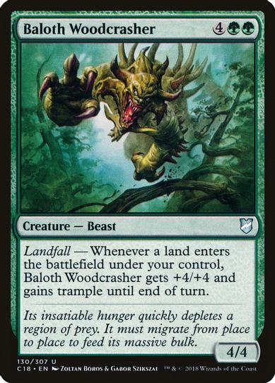 Baloth Woodcrasher (130) [Commander 2018]