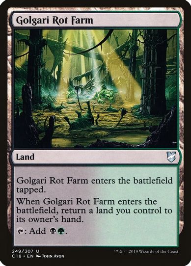 Golgari Rot Farm (249) [Commander 2018]