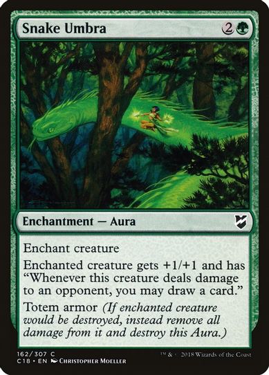 Snake Umbra (162) [Commander 2018]