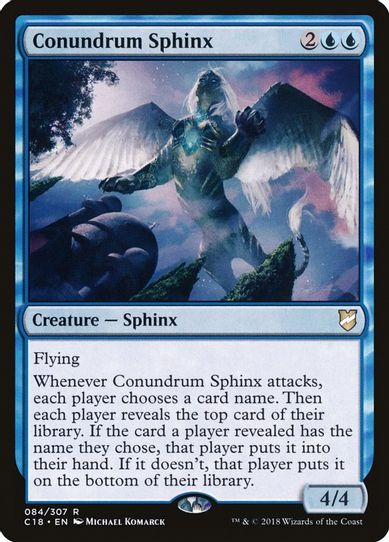 Conundrum Sphinx (84) [Commander 2018]