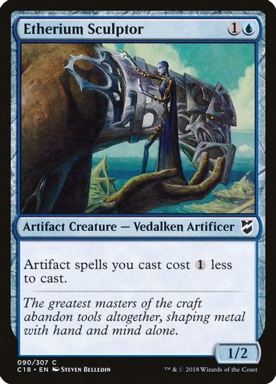 Etherium Sculptor (90) [Commander 2018]