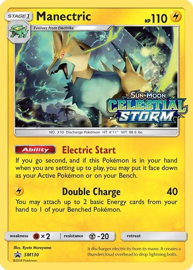 Manectric (Prerelease Promo) (SM130) [SM Promos]