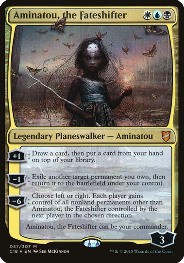 Aminatou, the Fateshifter (Commander ) (37) [Oversize Cards]