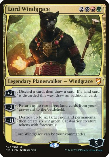 Lord Windgrace (Commander ) (43) [Oversize Cards]