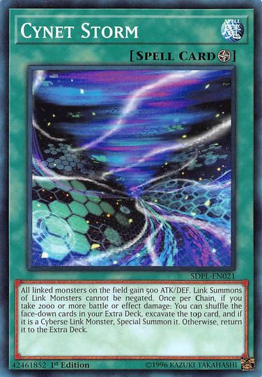 Cynet Storm (SDPL-EN021) [Structure Deck: Powercode Link]