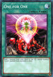 One for One (SDPL-EN029) [Structure Deck: Powercode Link]