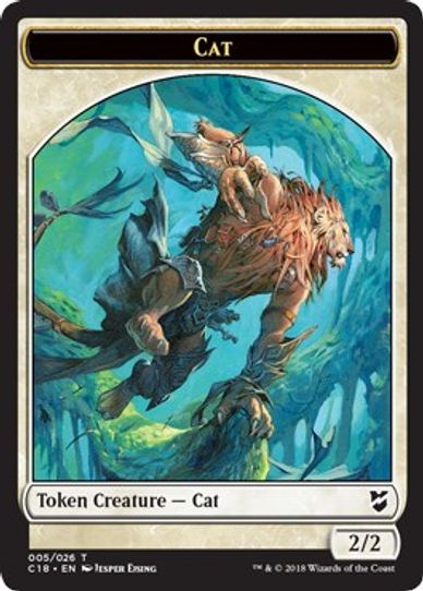 CatSoldier Double-sided Token [Commander 2018]