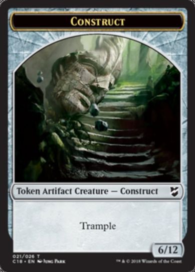 ClueConstruct Double-sided Token [Commander 2018]