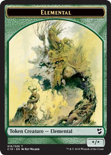 ElementalThopter Double-sided Token [Commander 2018]