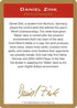 Daniel Zink Biography Card [World Championship Decks]