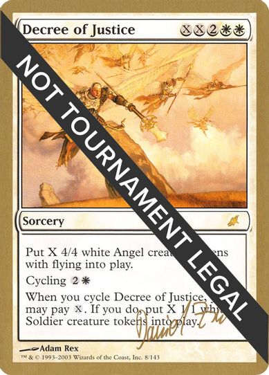 Decree of Justice - Daniel Zink (SCG) [World Championship Decks]