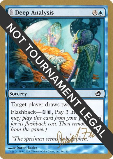 Deep Analysis - Daniel Zink (TOR) [World Championship Decks]