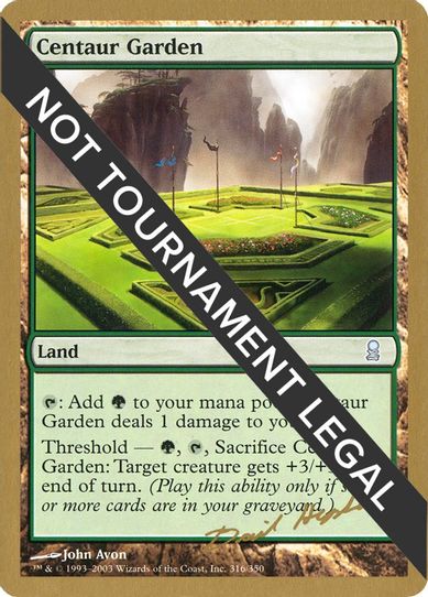 Centaur Garden - Dave Humpherys (ODY) [World Championship Decks]