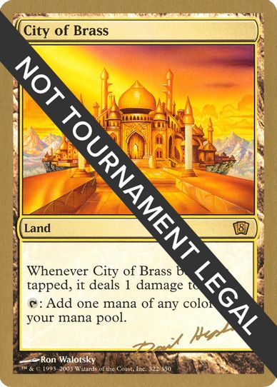 City of Brass - Dave Humpherys (ED) [World Championship Decks]