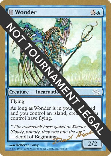 Wonder - Dave Humpherys (JUD) [World Championship Decks]