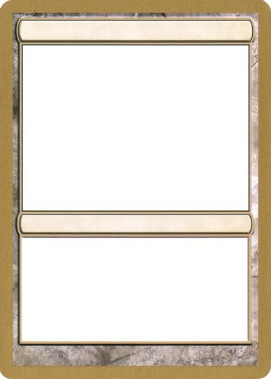 World Championship Blank Card [World Championship Decks]