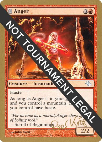 Anger - Peer Kroger (JUD) [World Championship Decks]