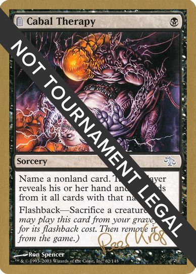 Cabal Therapy - Peer Kroger (JUD) [World Championship Decks]