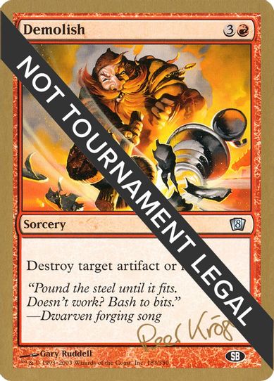 Demolish - Peer Kroger (ED) (SB) [World Championship Decks]