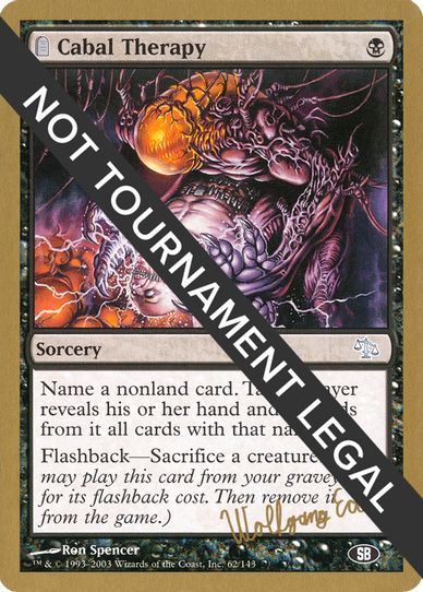 Cabal Therapy - Wolfgang Eder (JUD) (SB) [World Championship Decks]