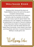 Wolfgang Eder Biography Card [World Championship Decks]