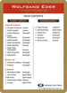 Wolfgang Eder Decklist Card [World Championship Decks]