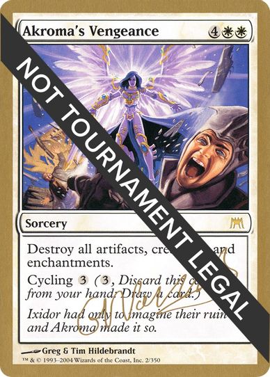Akroma's Vengeance - Gabriel Nassif (ONS) [World Championship Decks]