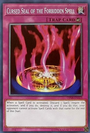 Cursed Seal of the Forbidden Spell (OP08-EN025) [OTS Tournament Pack 8]
