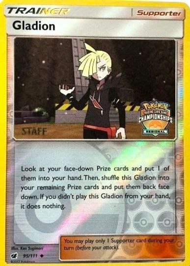Gladion 95/111 (Regional Championship Promo) [Staff] [League & Championship Cards]